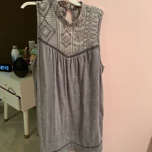 Knox Rose Mesh/ Gray Top